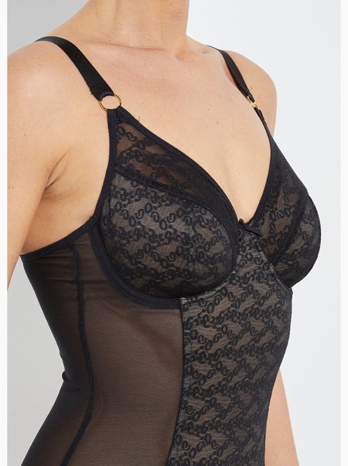 Body gainant avec armatures dentelle - afibel - Kiabi Body gainant avec armatures dentelle - afibel - Kiabi