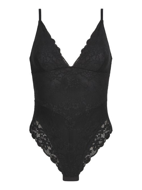 Body gainant déclicat en dentelle Silhouette - Kiabi Body gainant déclicat en dentelle Silhouette - Kiabi