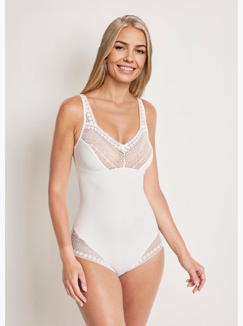 Body gainant sans armatures dentelle - afibel - Kiabi Body gainant sans armatures dentelle - afibel - Kiabi