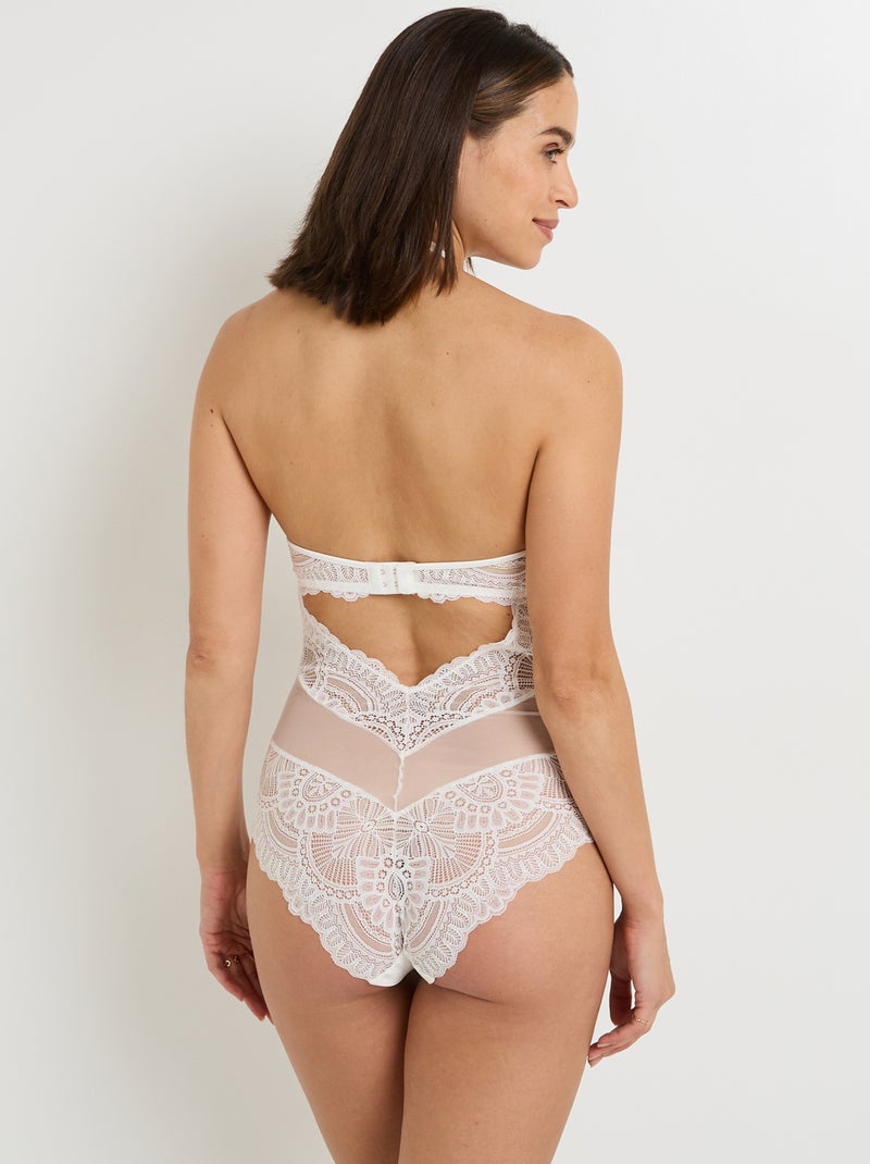 Body Gladys - RougeGorge Lingerie Blanc - Kiabi