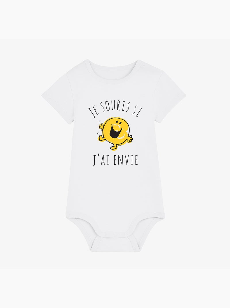 Body JE SOURIS SI J'AI ENVIE Blanc - Kiabi