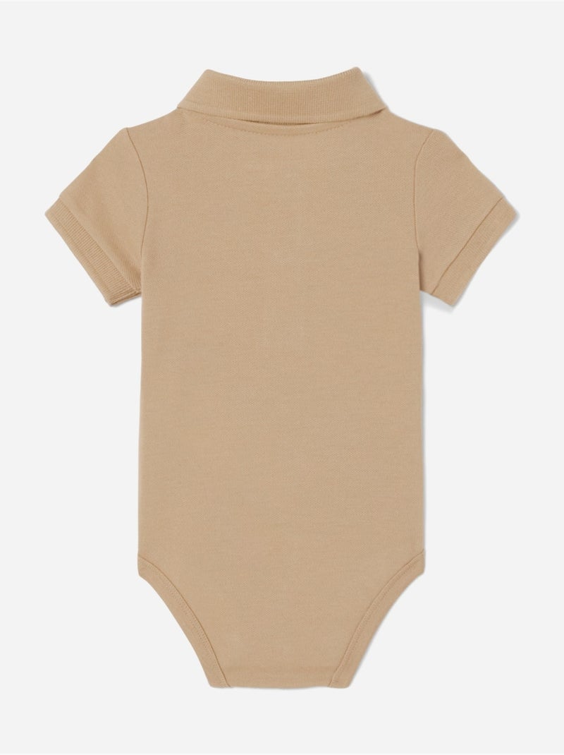 Body Lacoste col polo Beige - Kiabi