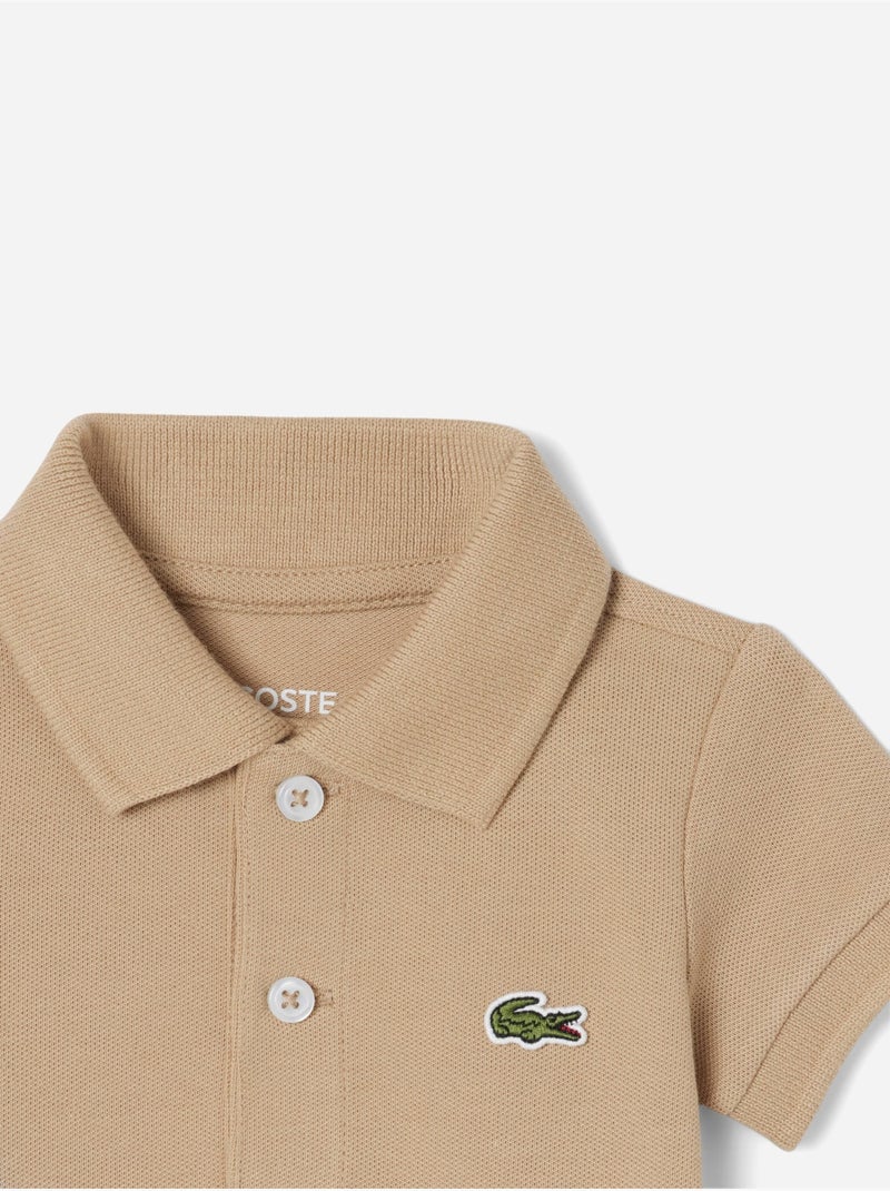 Body Lacoste col polo Beige - Kiabi