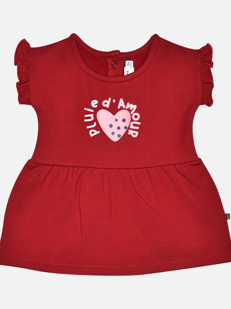 BODY LONG ROBE JOSEPHA MAILLE NAISSANCE Rouge - Kiabi