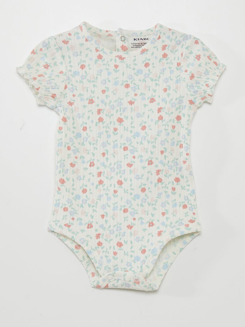 Body manches courtes Vert - Kiabi