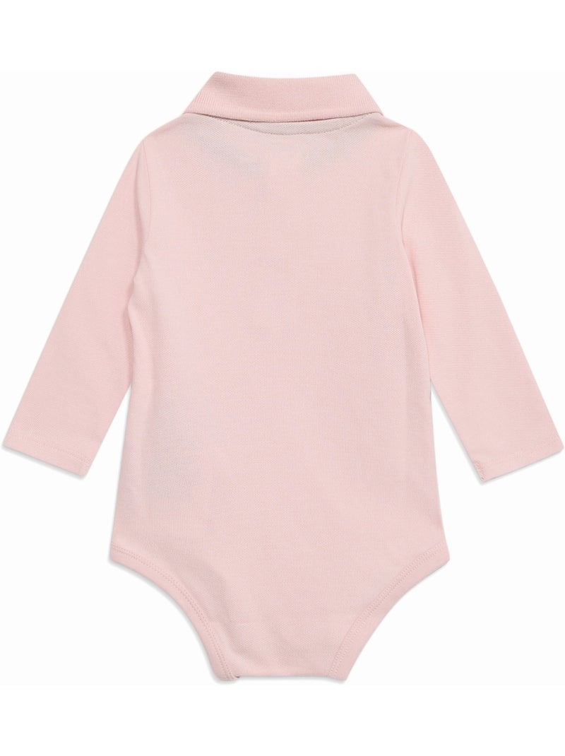 Body manches longues - lacoste Rose clair - Kiabi