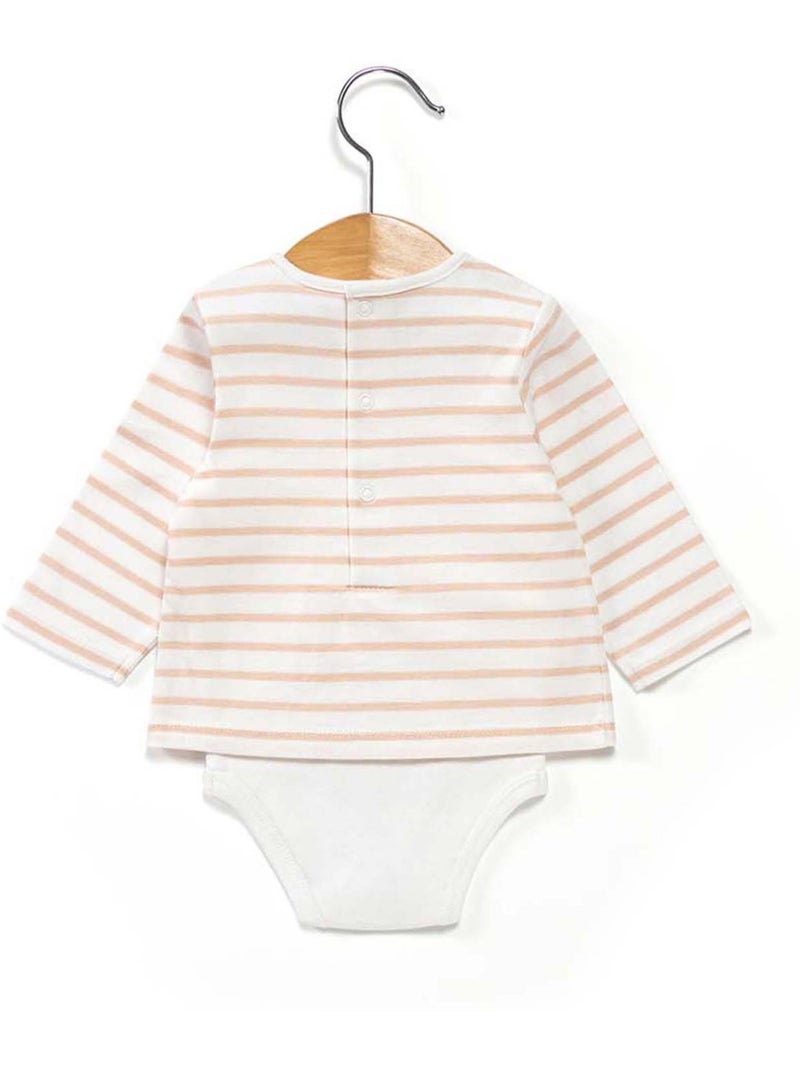 Body manches longues - Terre de Marins Multicolore - Kiabi