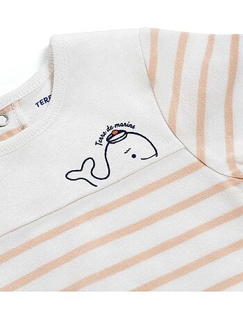Body manches longues 100% coton - Terre de Marins