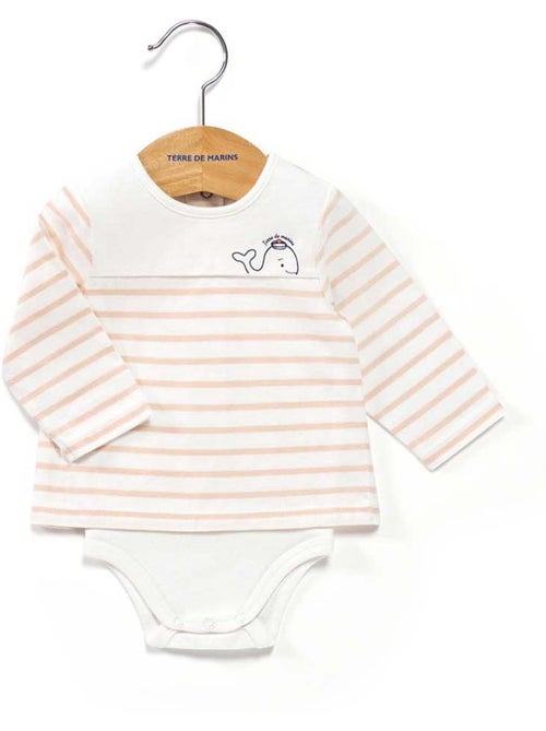 Body manches longues 100% coton - Terre de Marins - Kiabi Body manches longues 100% coton - Terre de Marins - Kiabi