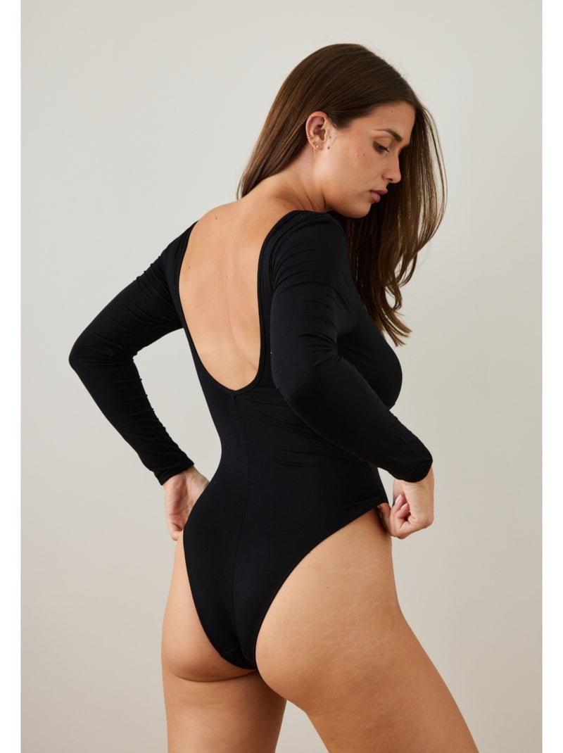 Body manches longues astral Noir - Kiabi
