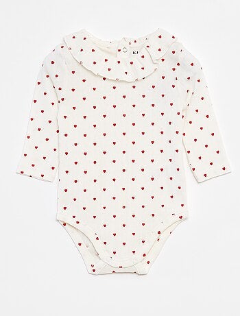 Body manches longues avec collerette