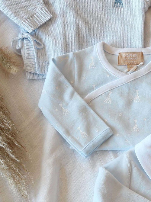Body Manches Longues Bleu Sophie La Girafe (1 Mois) - Kiabi