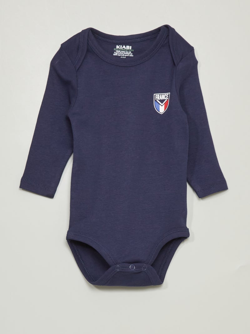 Body manches longues Bleu - Kiabi
