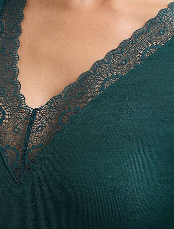 Body manches longues Damart - RougeGorge Lingerie