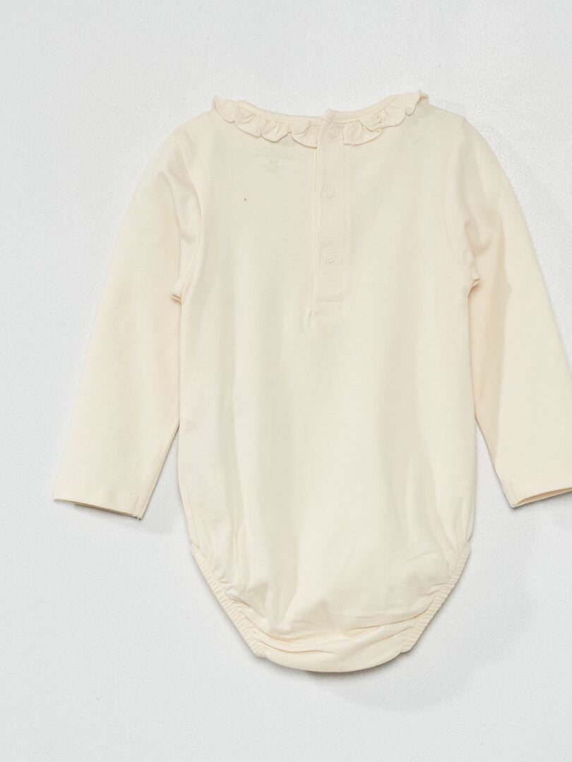 Body manches longues 'Disney Baby' Crème - Kiabi