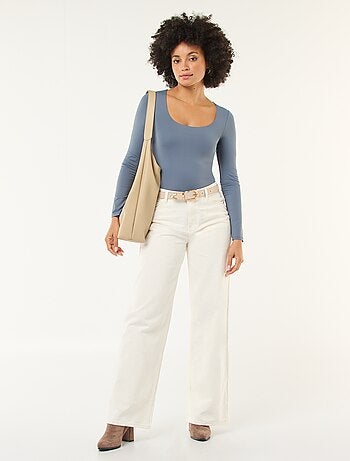 Body manches longues et col rond