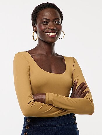 Body manches longues et col rond