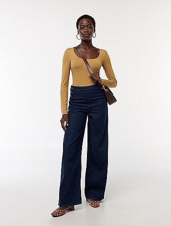 Body manches longues et col rond