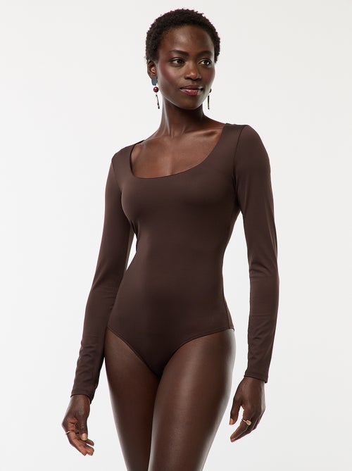 Body manches longues et col rond - Kiabi