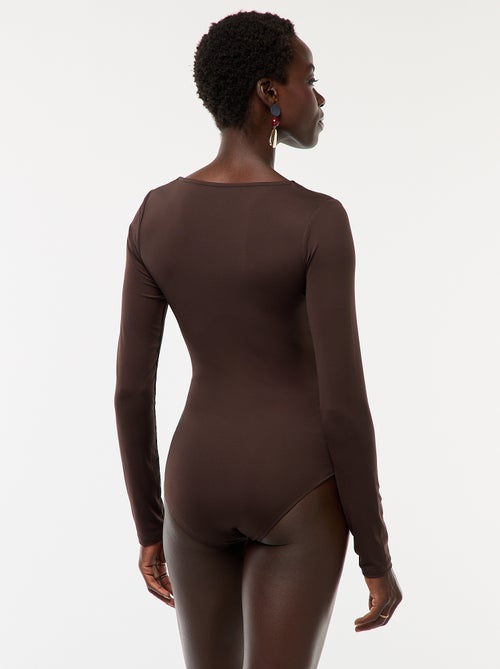 Body manches longues et col rond - Kiabi