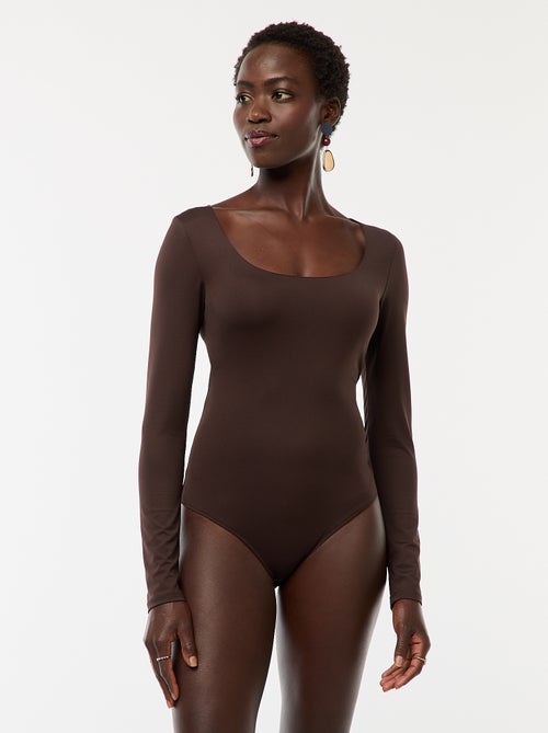 Body manches longues et col rond - Kiabi