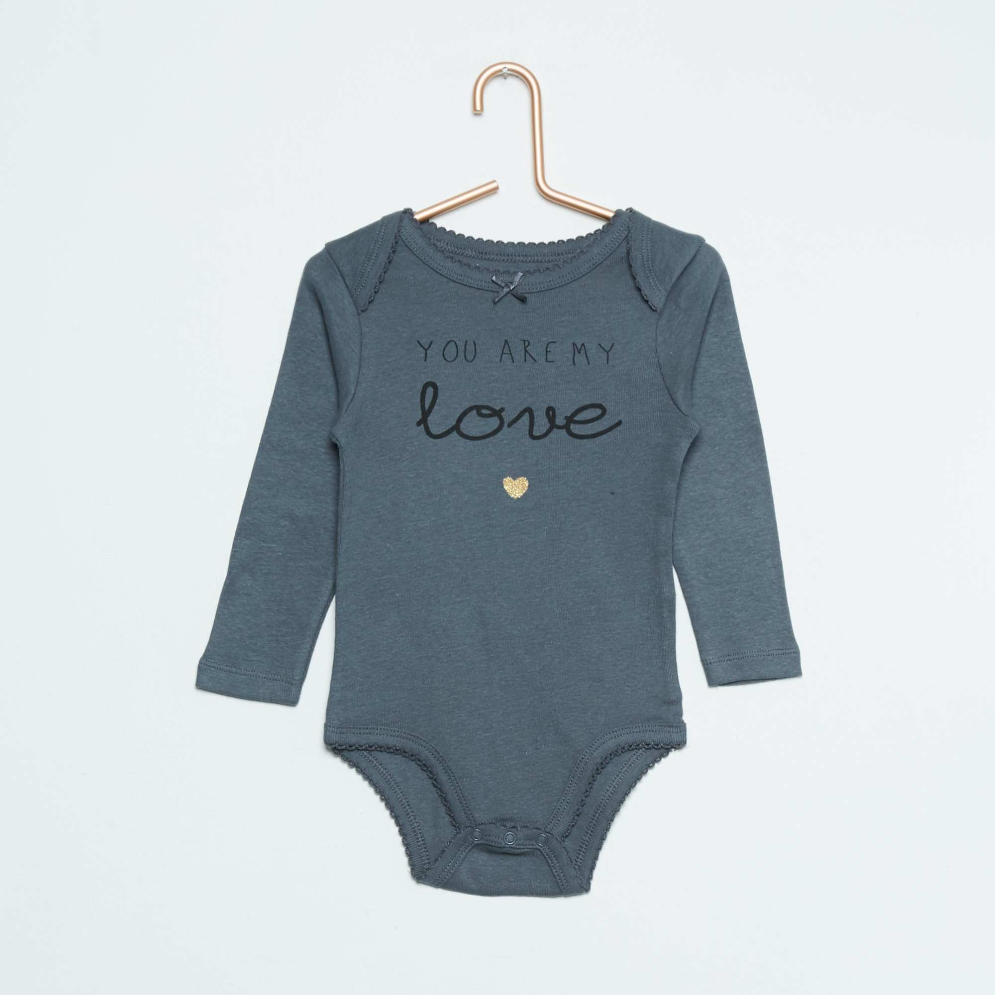 Body Bébé Fille Planetee Manches Longues Juliette - 100% Coton Oeko-Tex - Cadeau Naissance