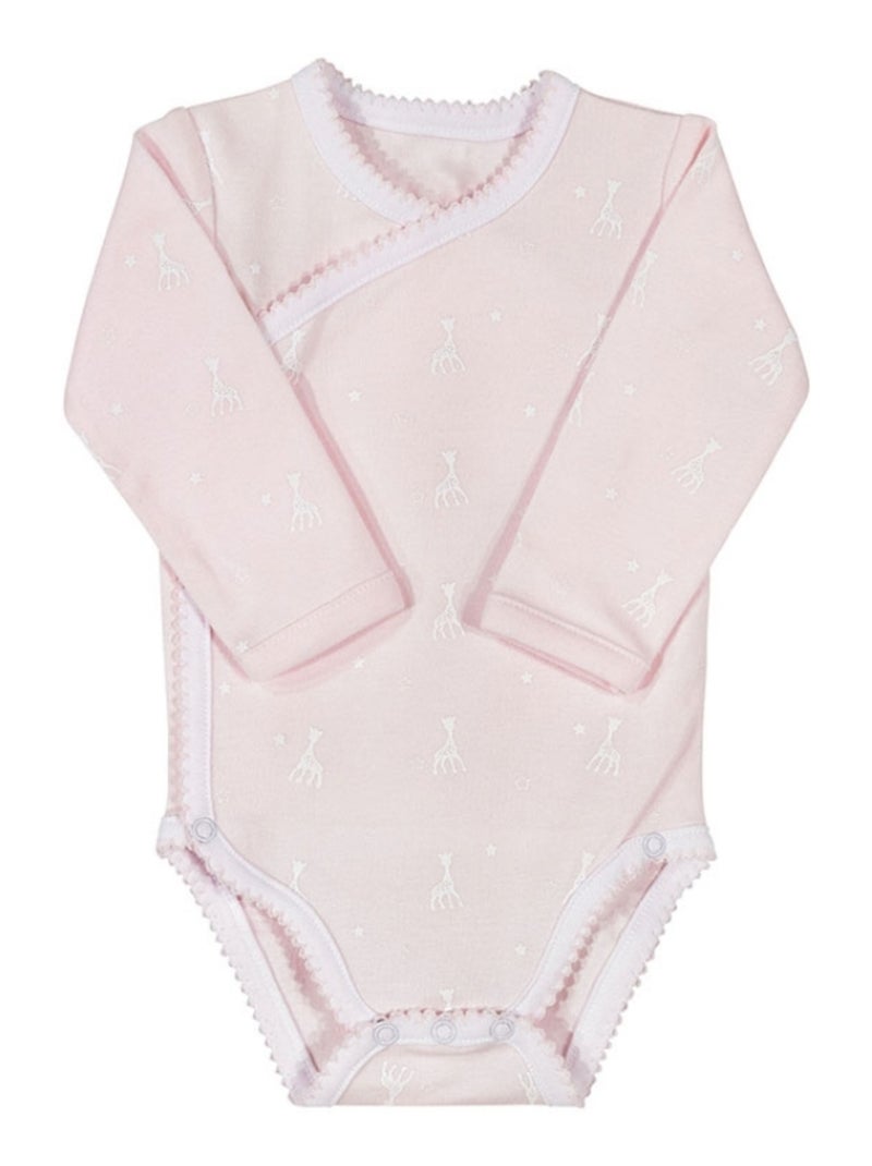 Body Manches Longues Rose Sophie La Girafe (3 Mois) Rose - Kiabi