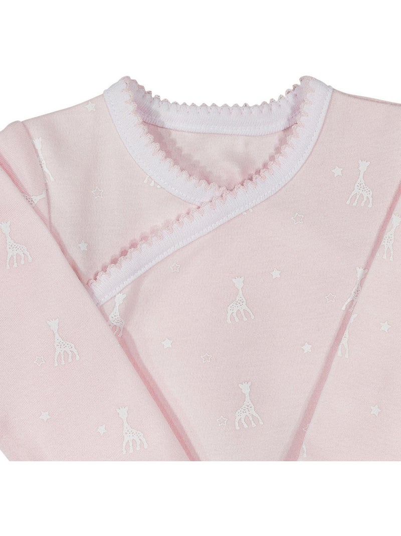 Body Manches Longues Rose Sophie La Girafe (3 Mois) Rose - Kiabi