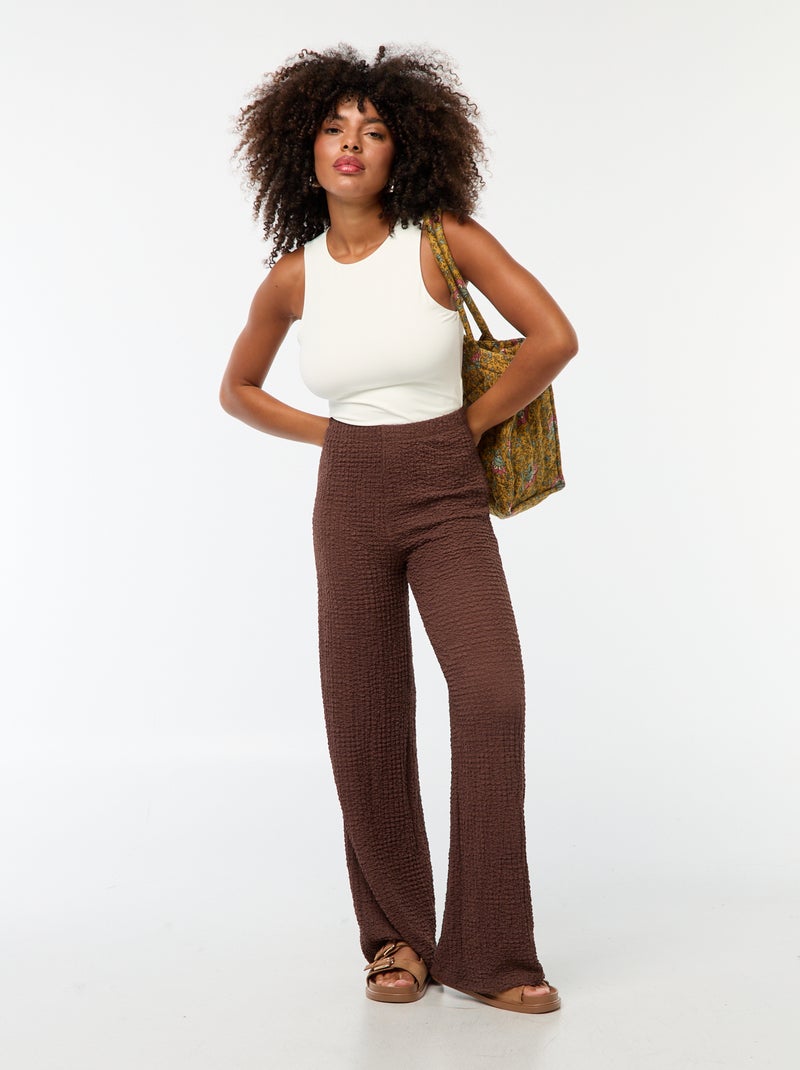 Body microfibre emmanchures américaines Blanc - Kiabi