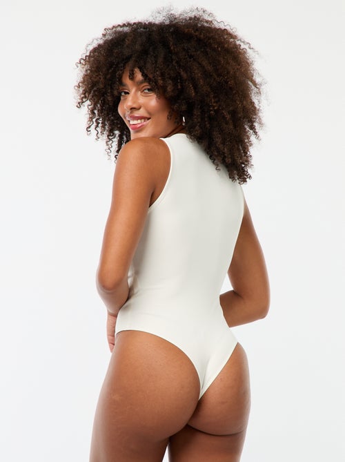 Body microfibre emmanchures américaines - Kiabi