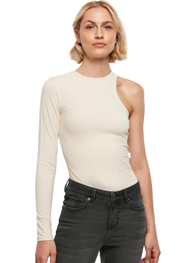 Body motif/style asymétrique - urban classics Blanc nacré - Kiabi