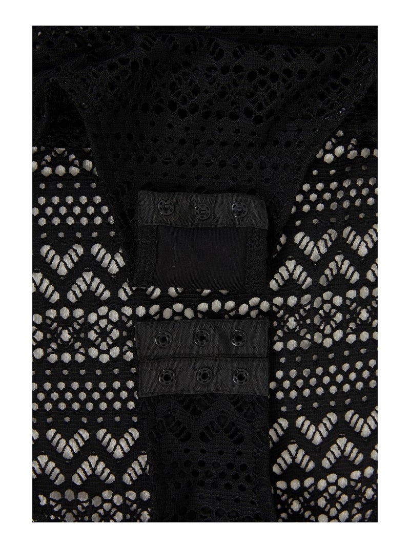 Body motif/style crochet - urban classics Noir - Kiabi