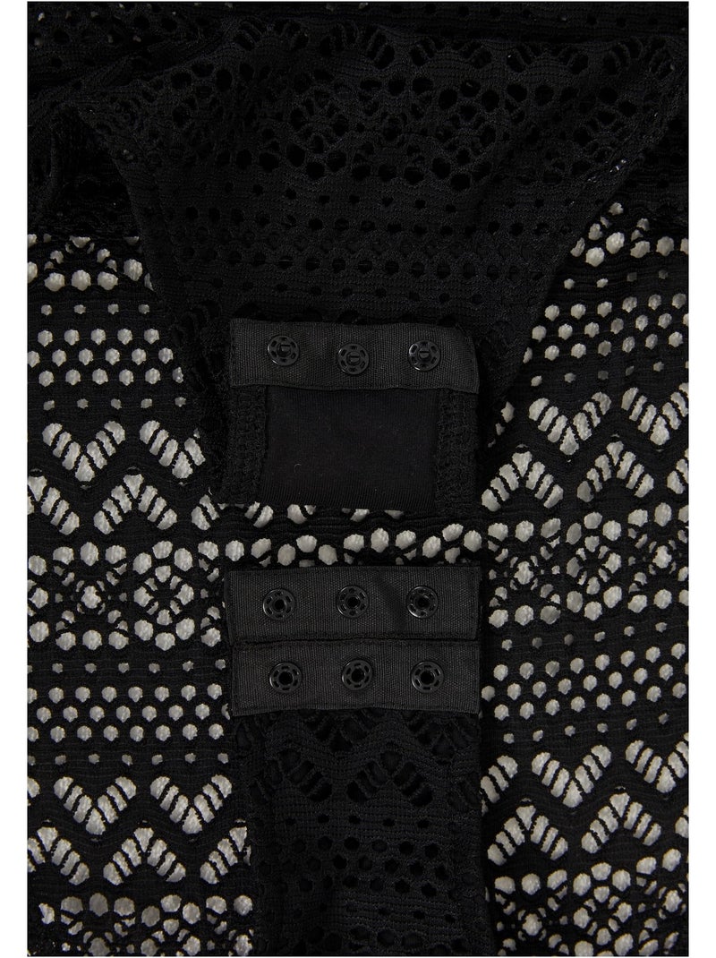 Body motif/style crochet - urban classics Noir - Kiabi