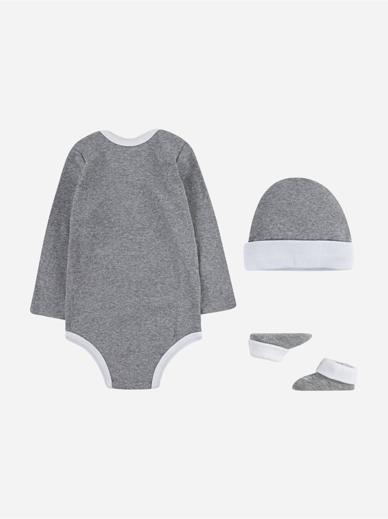Body Nike 3 pièces Gris - Kiabi