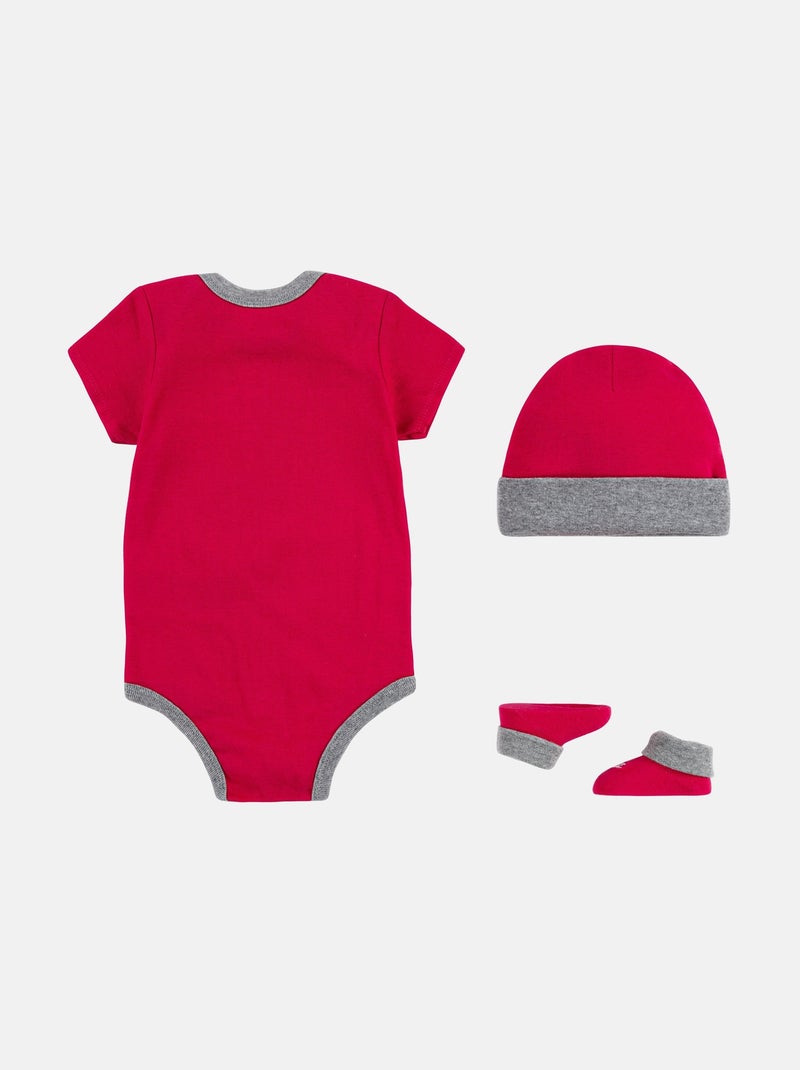 Body Nike 3 pièces Rose - Kiabi