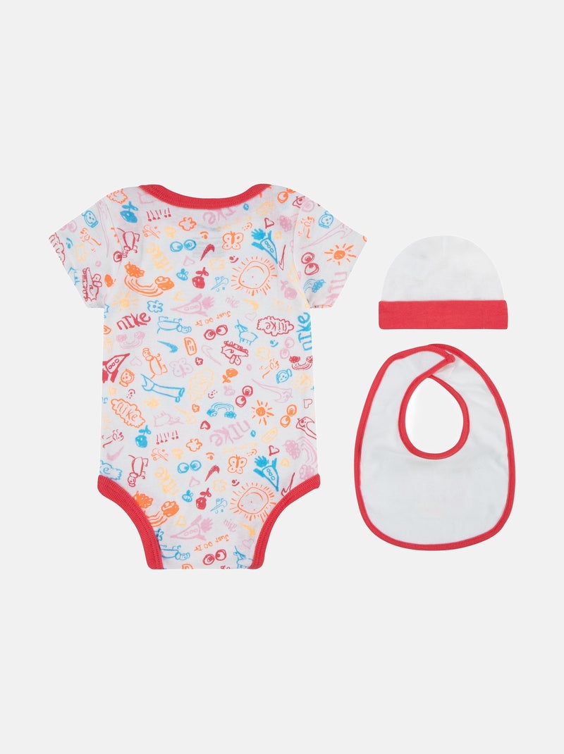 Body Nike en coffret Blanc - Kiabi