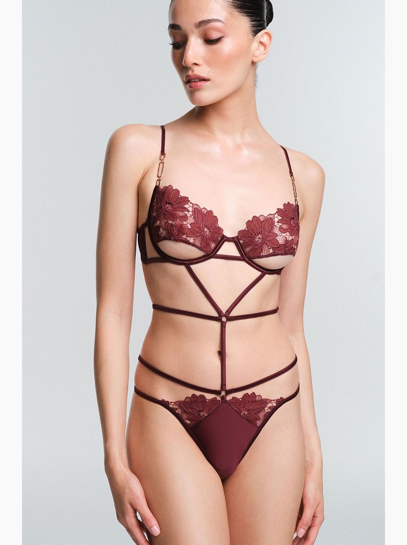 Body obsidia femme penti Rouge bordeaux - Kiabi
