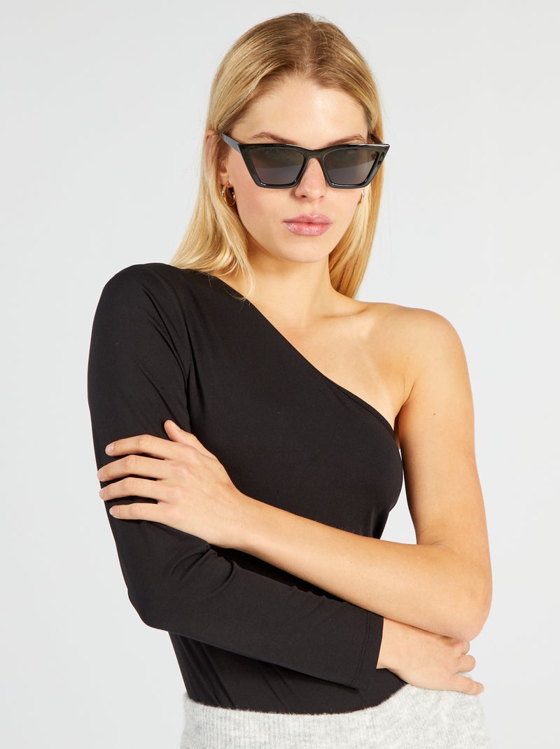 Body 'One shoulder' noir - Kiabi
