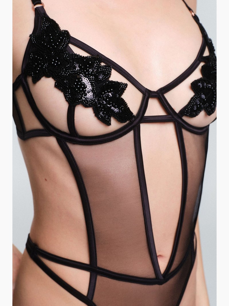 Body onyx femme penti Noir - Kiabi
