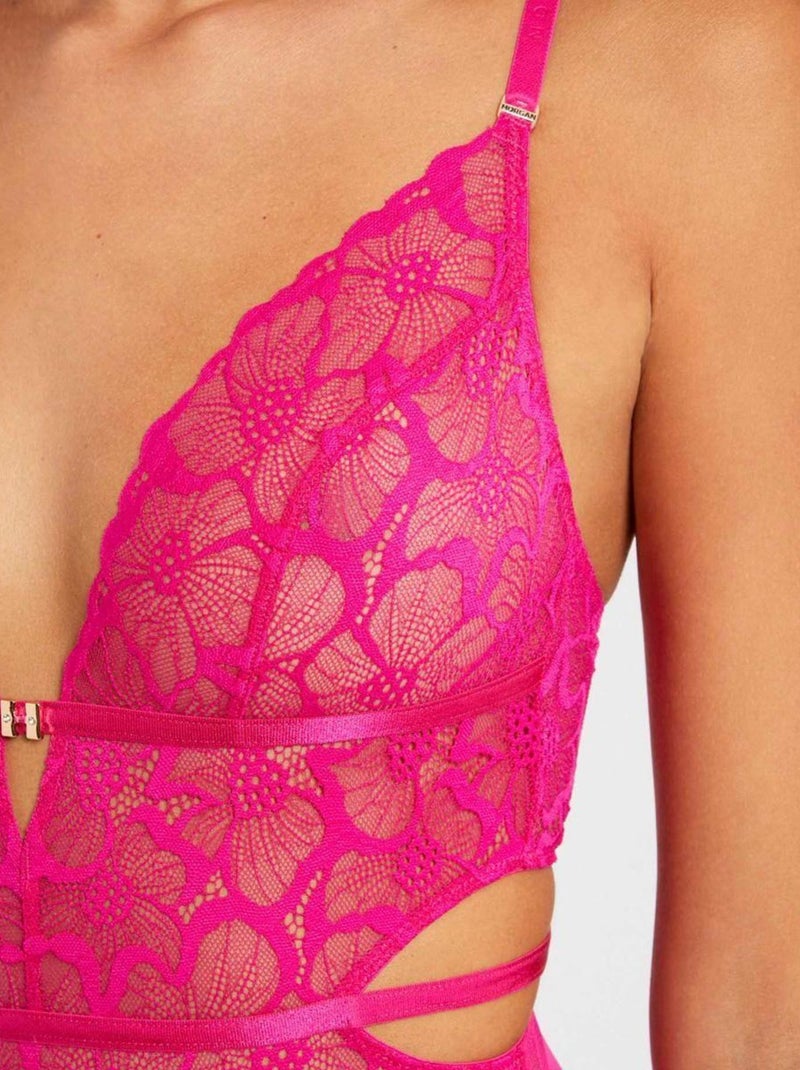 Body OPHELIE - Morgan Lingerie Rose - Kiabi