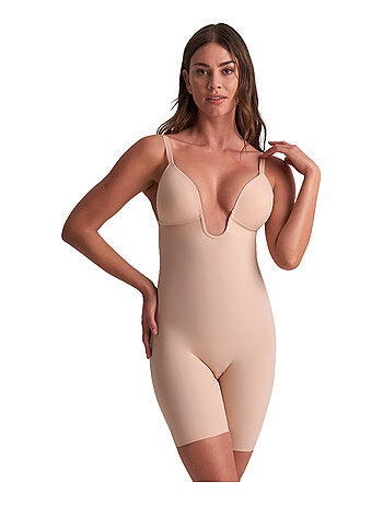 Body panty short sculptant décolleté V profond Sculpting