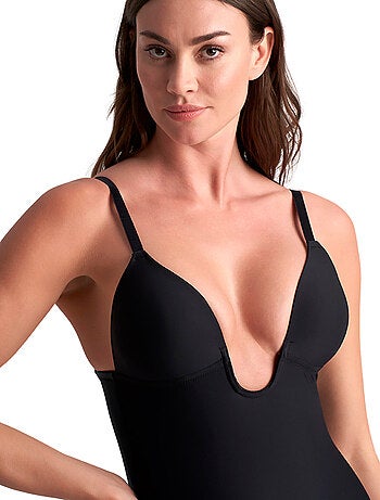 Body panty short sculptant décolleté V profond Sculpting