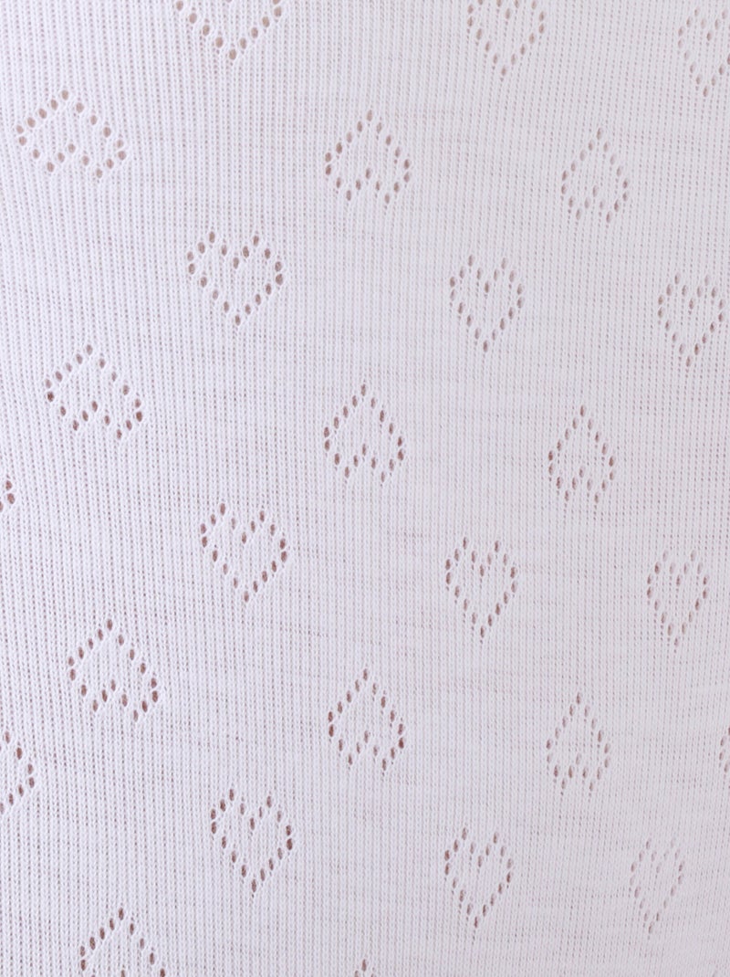 Body petits coeurs - édition limitée - damart Blanc - Kiabi