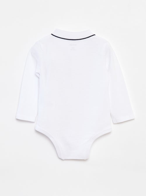 Body polo à manches longues - Kiabi