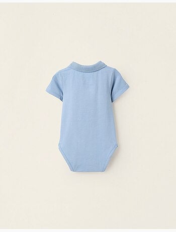 Body-Polo avec Col Côtelé