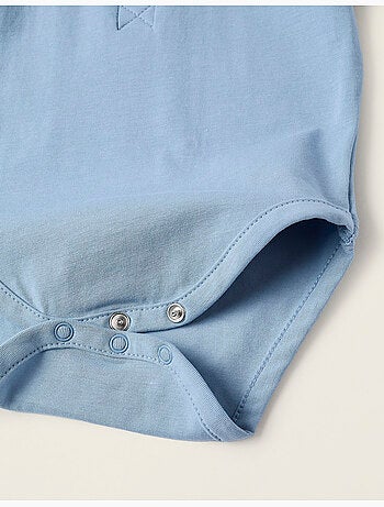 Body-Polo avec Col Côtelé