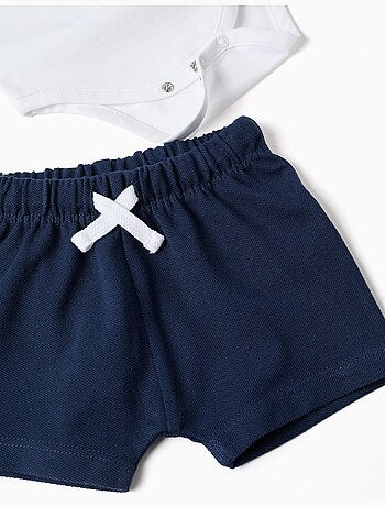 Body-polo avec imprimé Mickey + short