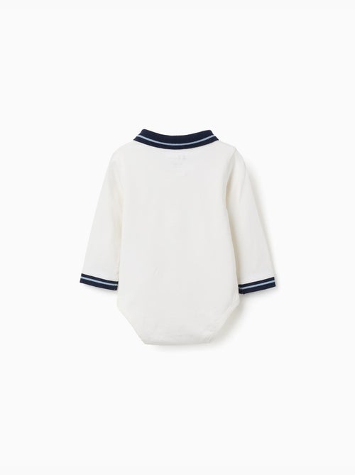 Body polo en coton avec col contrastant - Kiabi Body polo en coton avec col contrastant - Kiabi