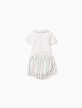 Body polo + short à rayures B&S