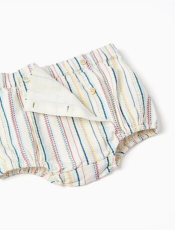 Body polo + short à rayures B&S